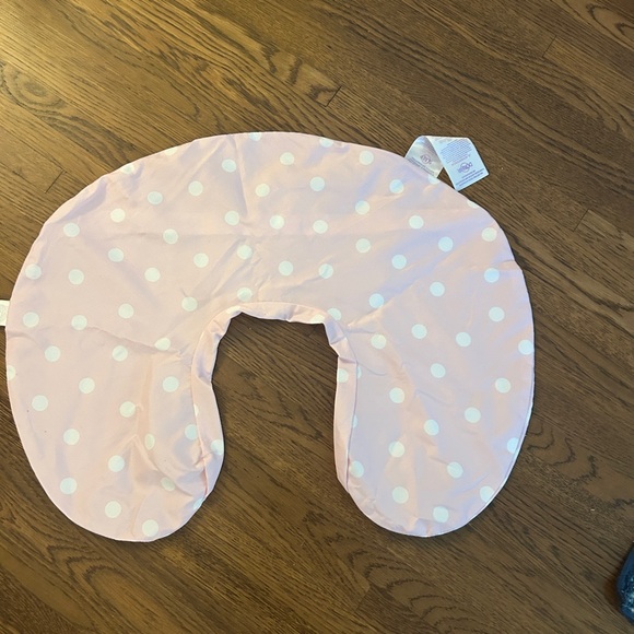 Pink and White Striped Boppy Nursing Pillow - Picture 2 of 4